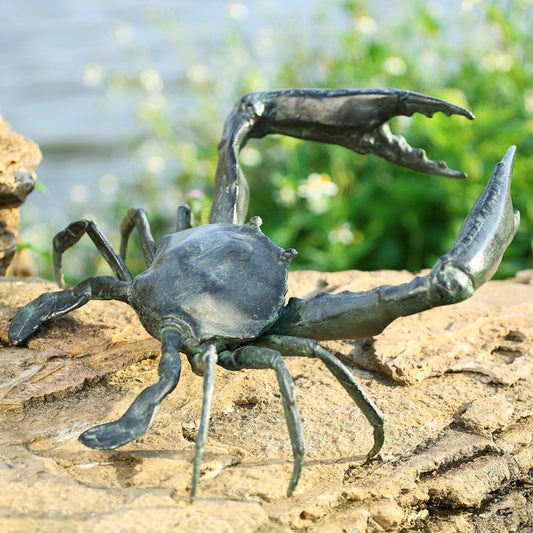 Garden Crab Sculpture By SPI Home | Sculptures | Modishstore