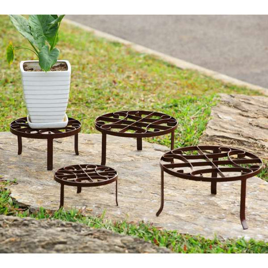 Round Nested Plant Stands S/4 By SPI Home | Outdoor Planters, Troughs & Cachepots | Modishstore