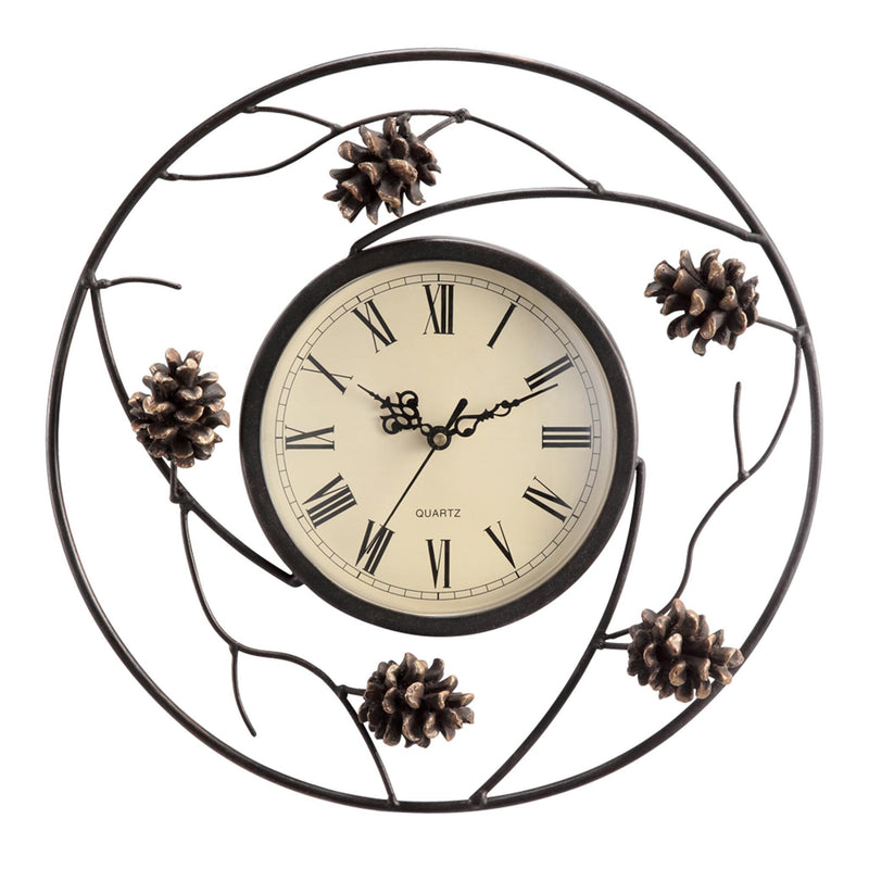 Pinecone Wall Clock By SPI Home | Clocks | Modishstore