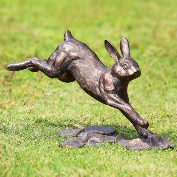 Running Rabbit Garden Sculptur By SPI Home | Garden Sculptures & Statues | Modishstore