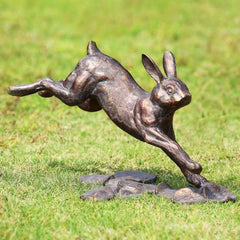 Running Rabbit Garden Sculptur By SPI Home