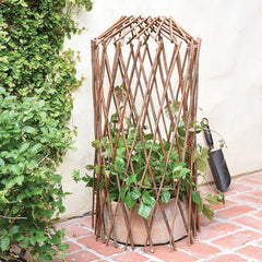 Willow Trellis - Natural - Set Of 2 By HomArt