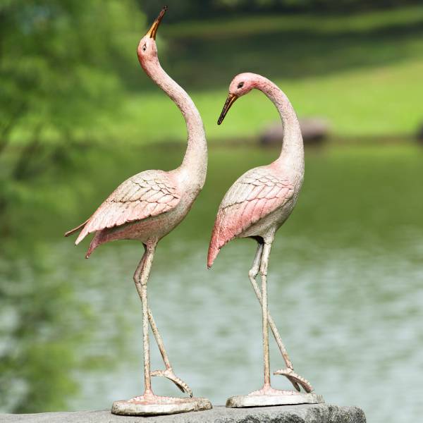 Flamboyant Crane Garden Pair By SPI Home | Outdoor Decor | Modishstore