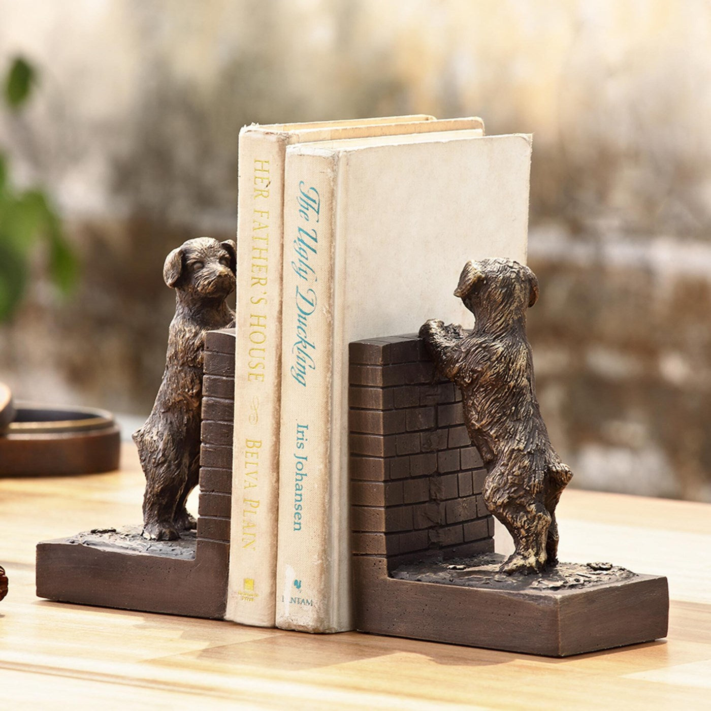 Perky Peeking Puppy Bookends By SPI Home | Bookends | Modishstore-3