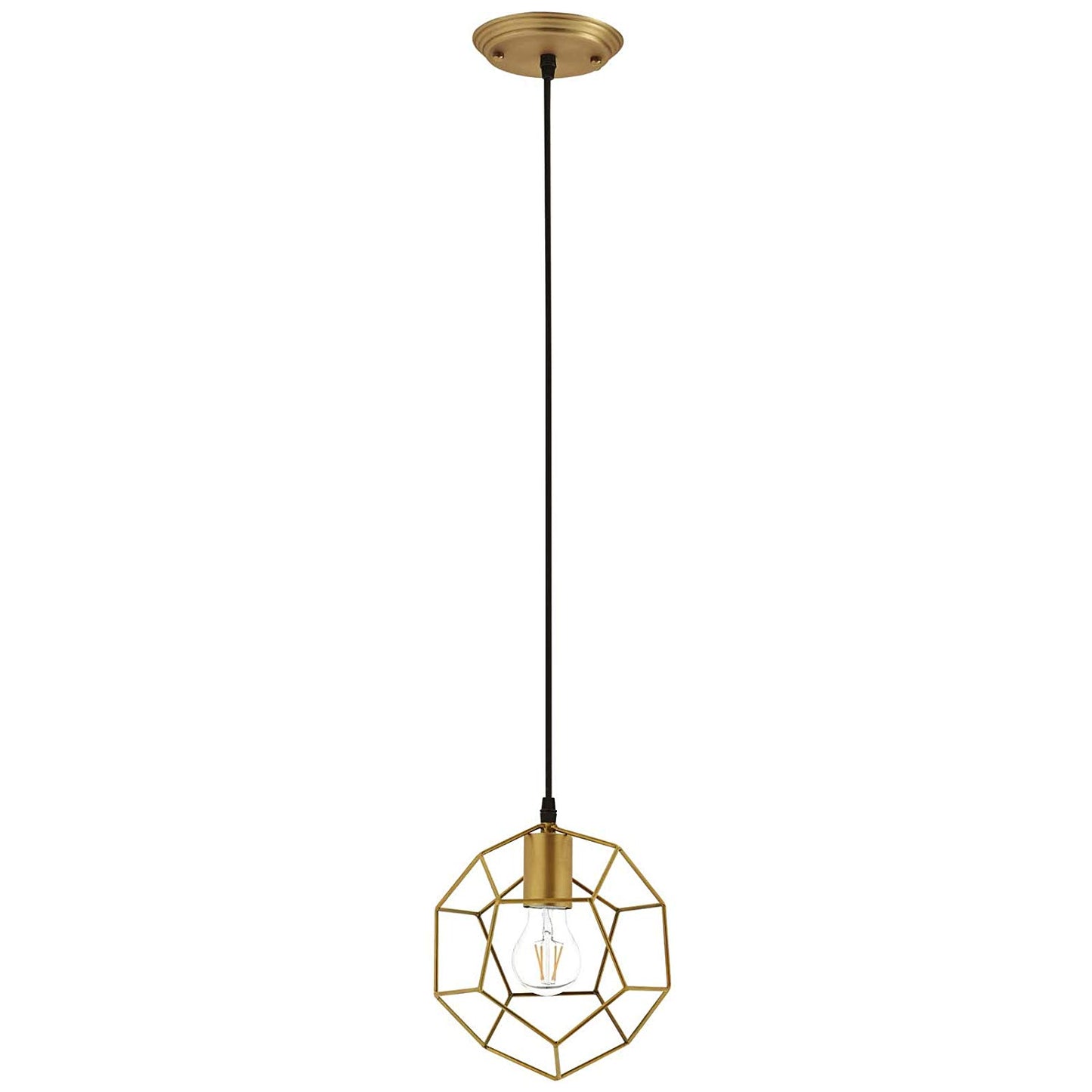 Pique Gold Metal Ceiling Fixture By Modway - EEI-3088 | Ceiling Lamps | Modishstore - 2