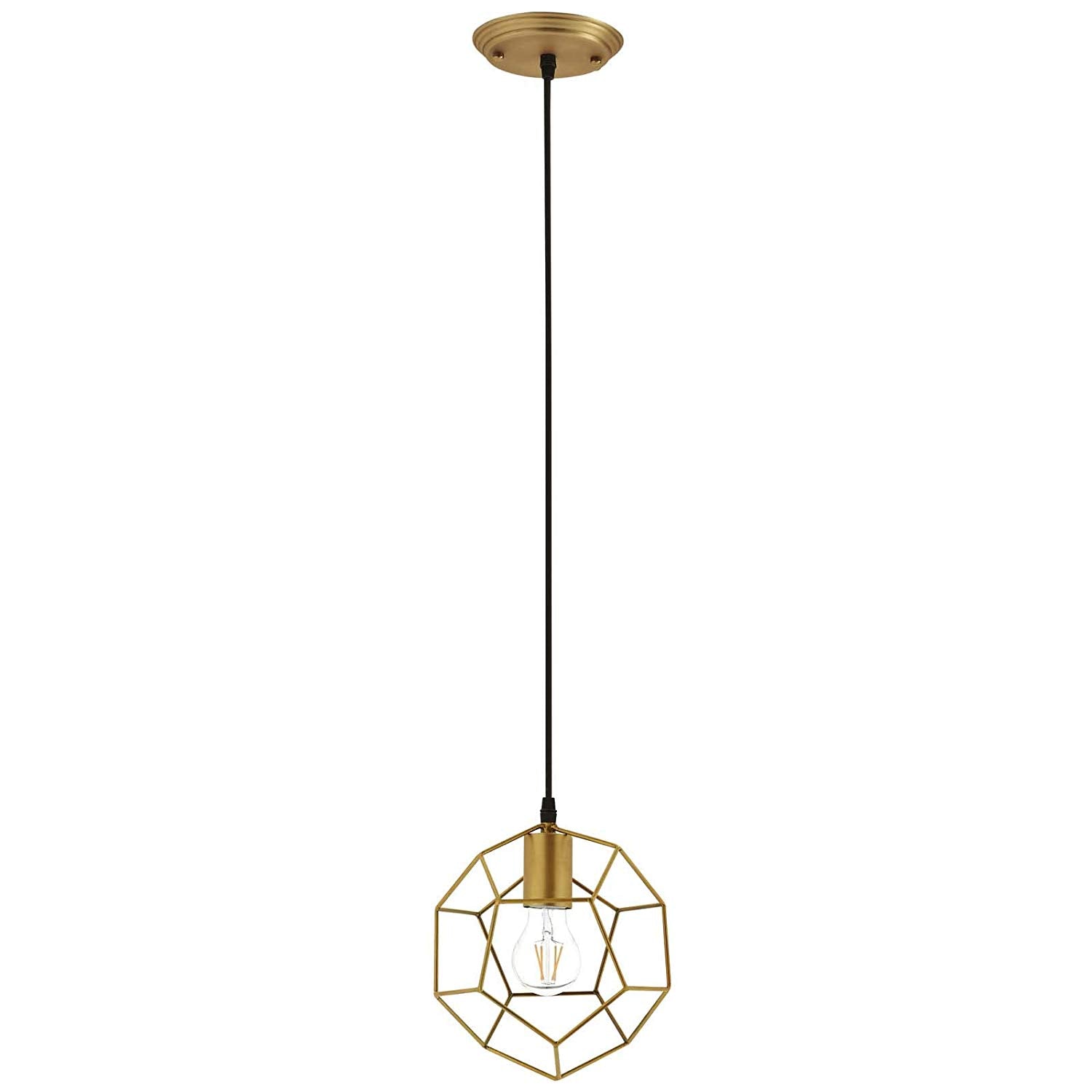 Pique Gold Metal Ceiling Fixture By Modway - EEI-3088 | Ceiling Lamps | Modishstore - 2