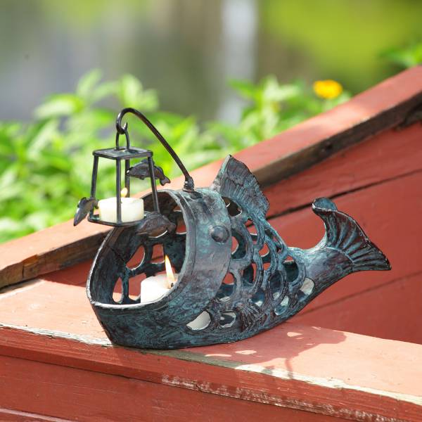 Angler Fish Candleholder / Tea By SPI Home | Candle Holders | Modishstore-2
