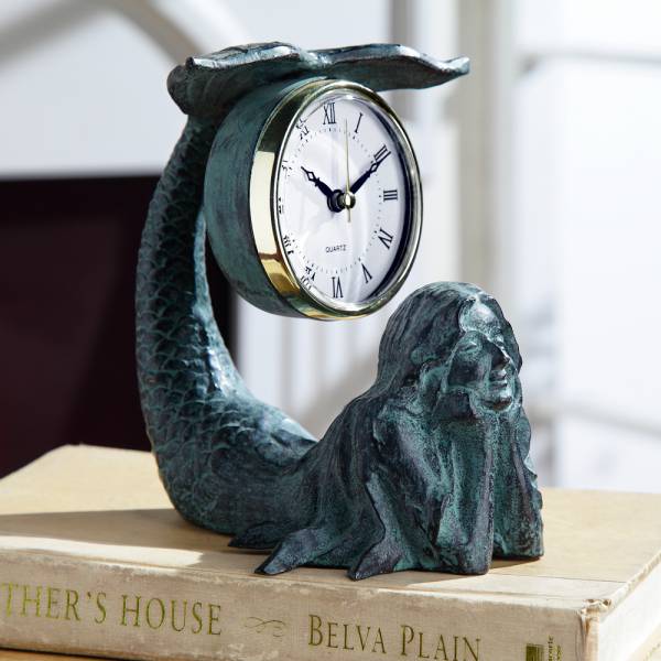 Mermaid Table Clock By SPI Home | Clocks | Modishstore