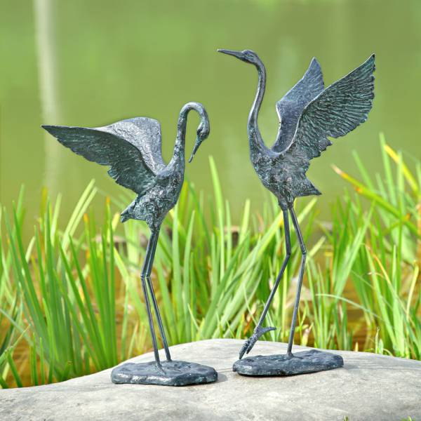 Exalted Crane Pair Set of 2 By SPI Home | Outdoor Decor | Modishstore