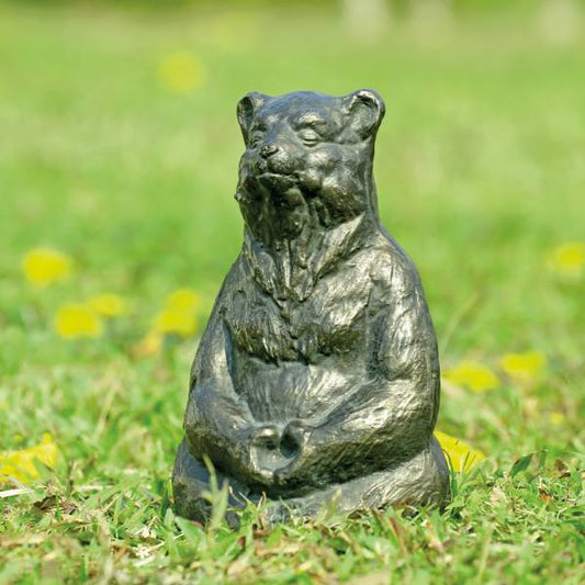 Meditating Yoga Bear Garden Sculptures By SPI Home | Garden Sculptures & Statues | Modishstore