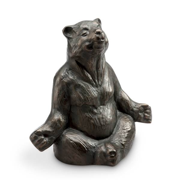 Contented Yoga Bear Garden Sculptures By SPI Home | Garden Sculptures & Statues | Modishstore-4