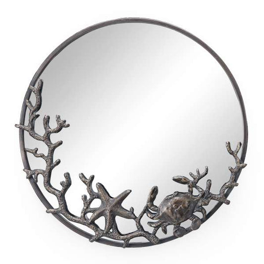 Starfish and Crab Wall Mirror By SPI Home | Mirrors | Modishstore
