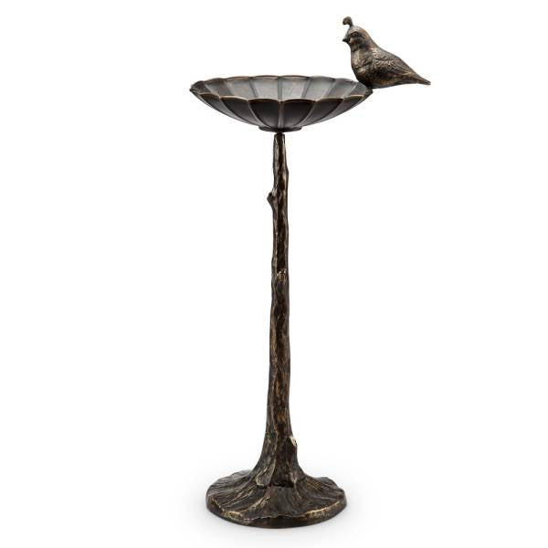Quail Birdbath/Birdfeeder By SPI Home | Outdoor Decor | Modishstore-2