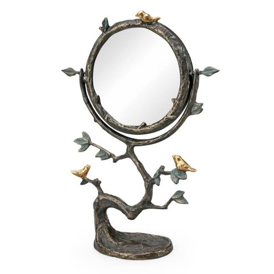 Little Birds on Branch Mirror By SPI Home | Mirrors | Modishstore