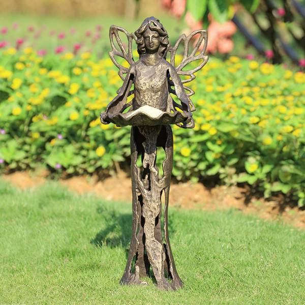 Stylized Fairy Birdfeeder By SPI Home | Outdoor Decor | Modishstore-2