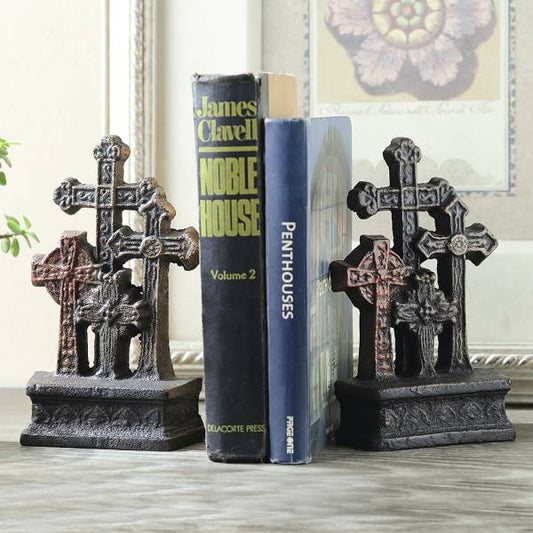 Cross Bookends PR By SPI Home | Bookends | Modishstore