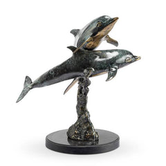 Playful Dolphin Pair By SPI Home
