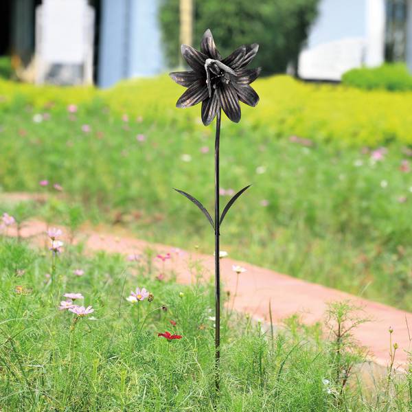 Lily Decorative Garden Stake By SPI Home | Outdoor Decor | Modishstore-2
