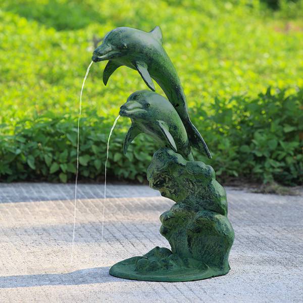 Leaping Dolphins Garden Spitter By SPI Home | Outdoor Decor | Modishstore