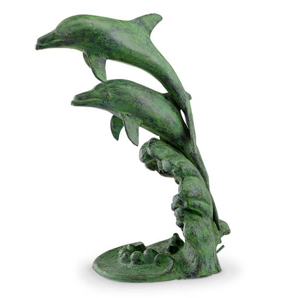 Leaping Dolphins Garden Spitter By SPI Home | Outdoor Decor | Modishstore-2