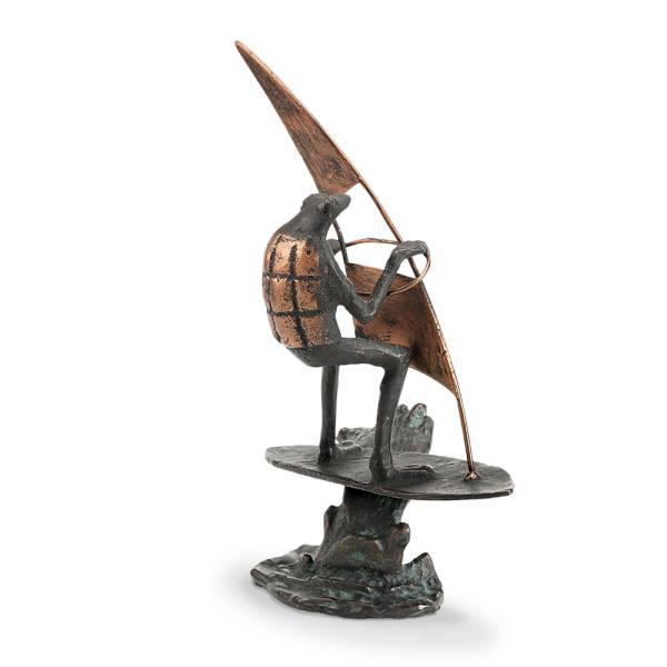 Wave Catching Surfer Frog By SPI Home | Home Accents | Modishstore-2