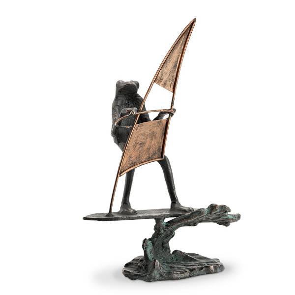 Wave Catching Surfer Frog By SPI Home | Home Accents | Modishstore-3