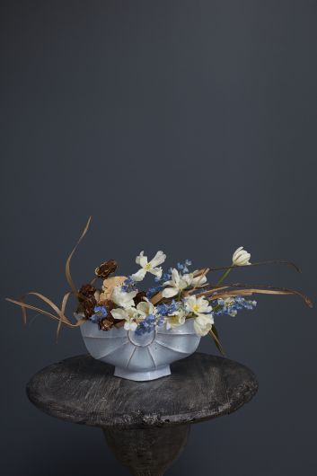 Limassol Boat Shaped White Glazed Ceramic Planter/ bowl By Accent Decor | Decorative Bowls | Modishstore - 7