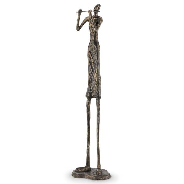 Fabulous Flutist Figure By SPI Home | Figurines | Modishstore-3