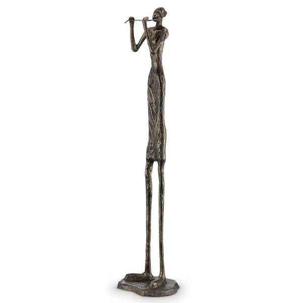 Fabulous Flutist Figure By SPI Home | Figurines | Modishstore-4