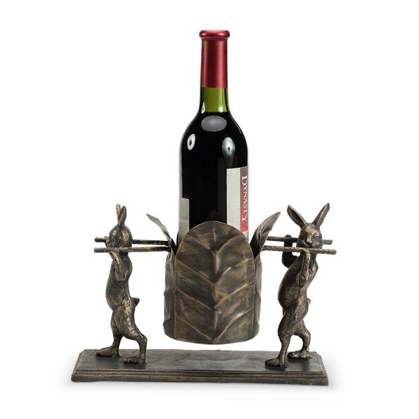 Rabbit Pair Wine Bottle Holder By SPI Home | Wine & Bar Accessories | Modishstore-2