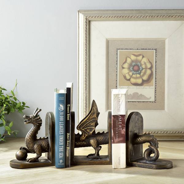 Dragon Bookends By SPI Home | Bookends | Modishstore