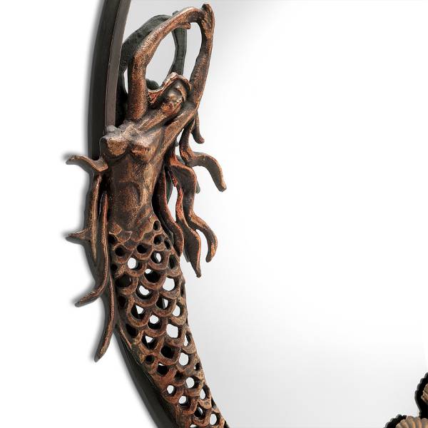 Mermaid Oval Mirror By SPI Home | Mirrors | Modishstore-2