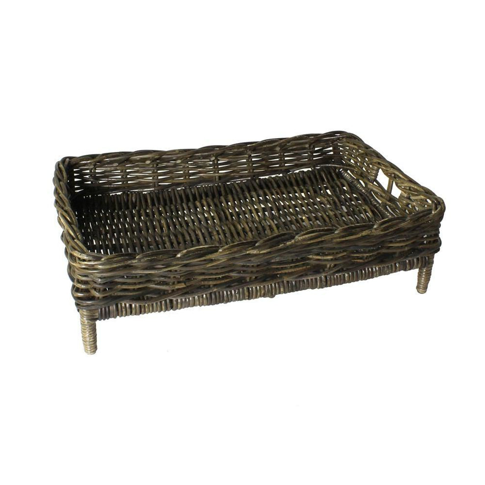 HomArt Montauk Entertaining Trays - Set of 2 - Rustique Dark Grey-5