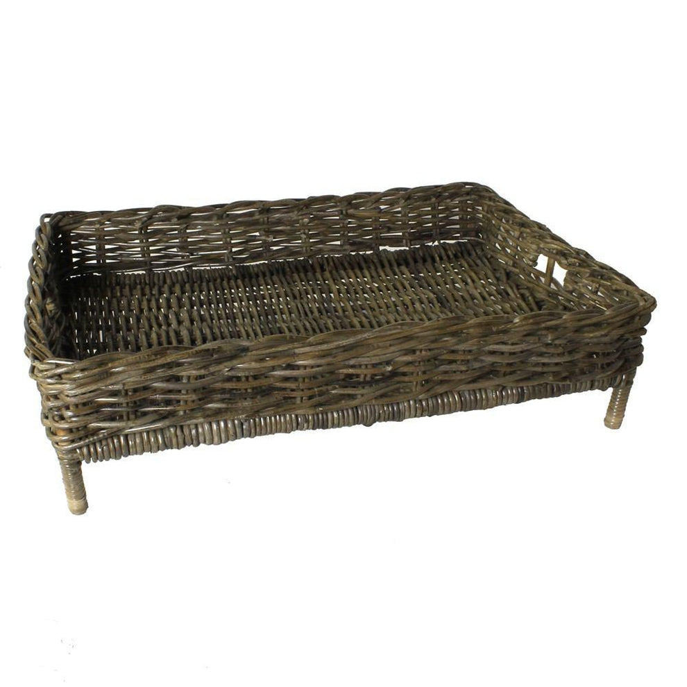 HomArt Montauk Entertaining Trays - Set of 2 - Rustique Dark Grey-6