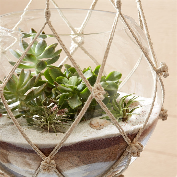 macrame plant hanger for sale Macrame Plant Hangers /Candleholders Set of 5
