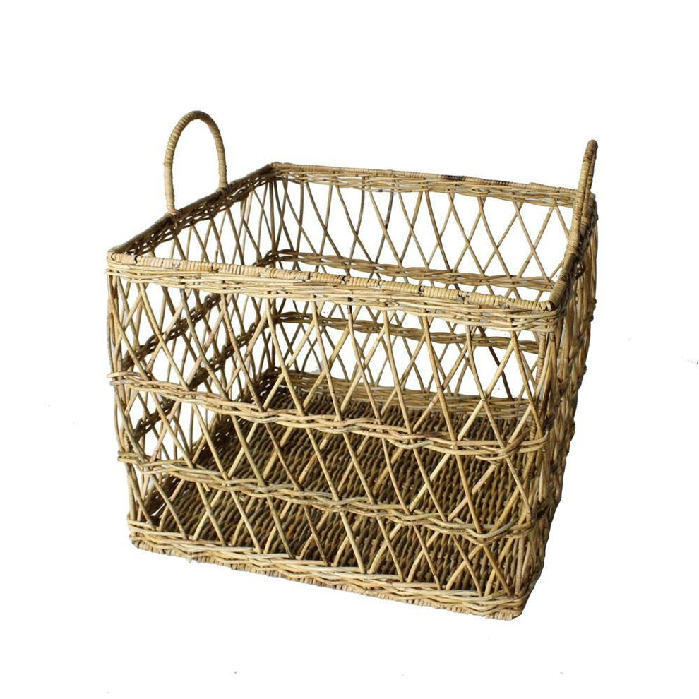 HomArt Kuta Rattan Baskets - Set of 3 - Rattan-4