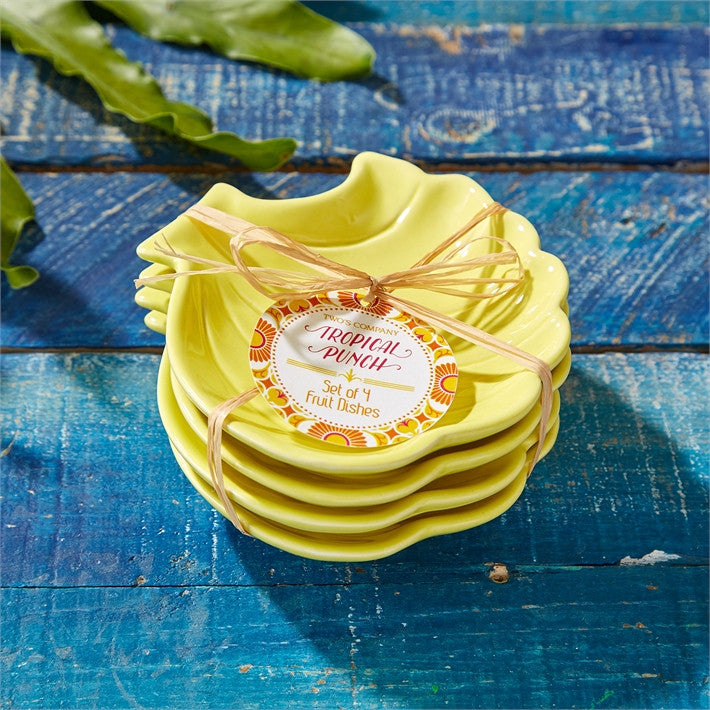 Two's Company Tropical Punch Set Of 4 Fruit Dishes - Thumbnail 3