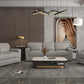 67" Gray Leather And Black Love Seat By Homeroots | Loveseats | Modishstore - 5