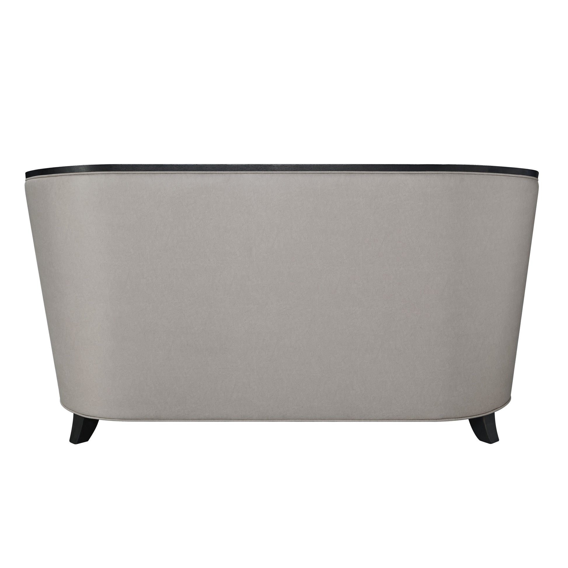 64" Beige Black Love Seat By Homeroots | Loveseats | Modishstore - 4