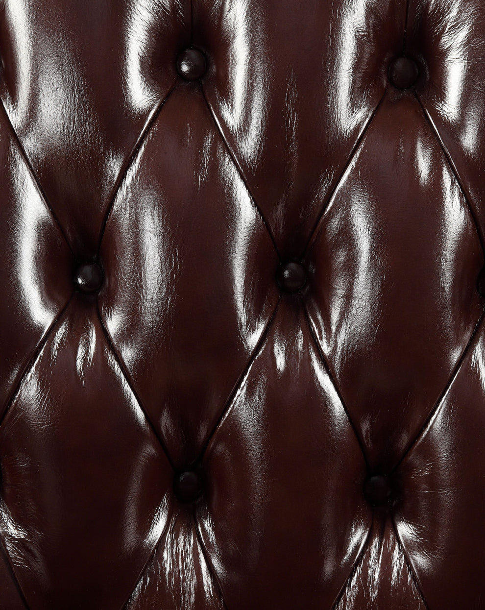 50" Espresso Faux Leather Tufted Wingback Chair By Homeroots | Armchairs | Modishstore - 8