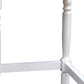 29" Natural And Antiqued White Backless Bar Height Chair With Footrest By Homeroots | Bar Stools | Modishstore - 4