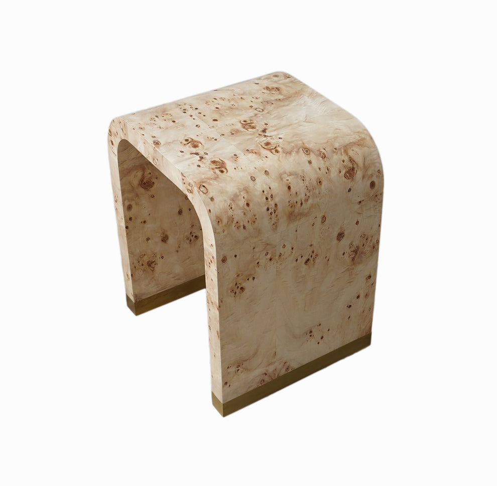 25" Beige Solid Wood Rectangular End Table By Homeroots | End Tables | Modishstore - 6