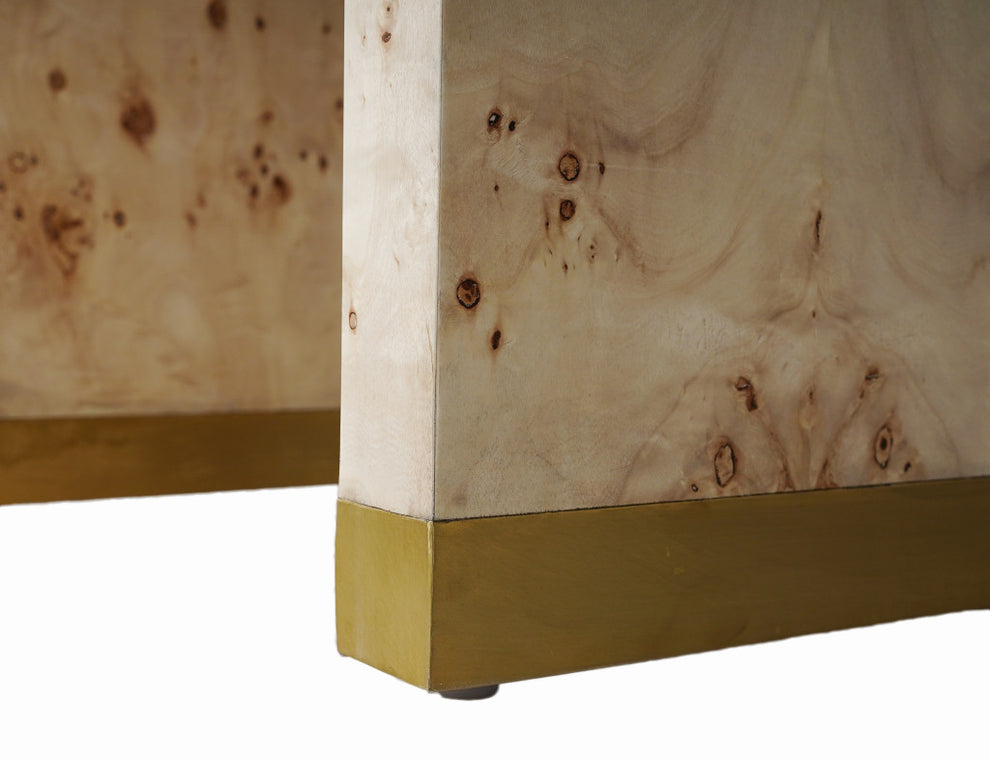 25" Beige Solid Wood Rectangular End Table By Homeroots | End Tables | Modishstore - 8