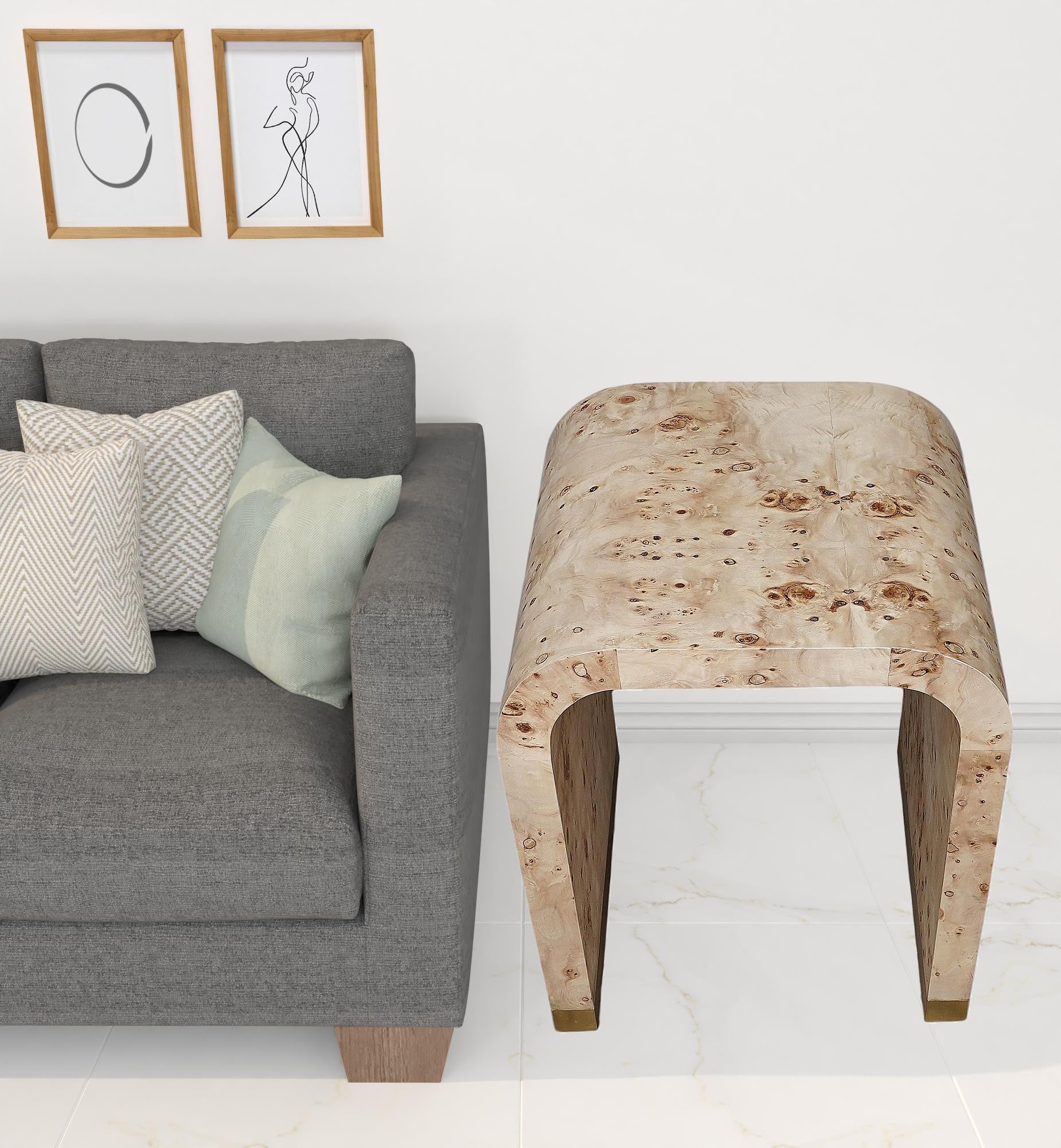 25" Beige Solid Wood Rectangular End Table By Homeroots | End Tables | Modishstore - 4