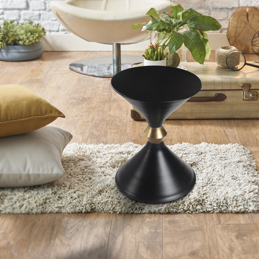 18" Black Iron Free Form End Table By Homeroots | End Tables | Modishstore - 8