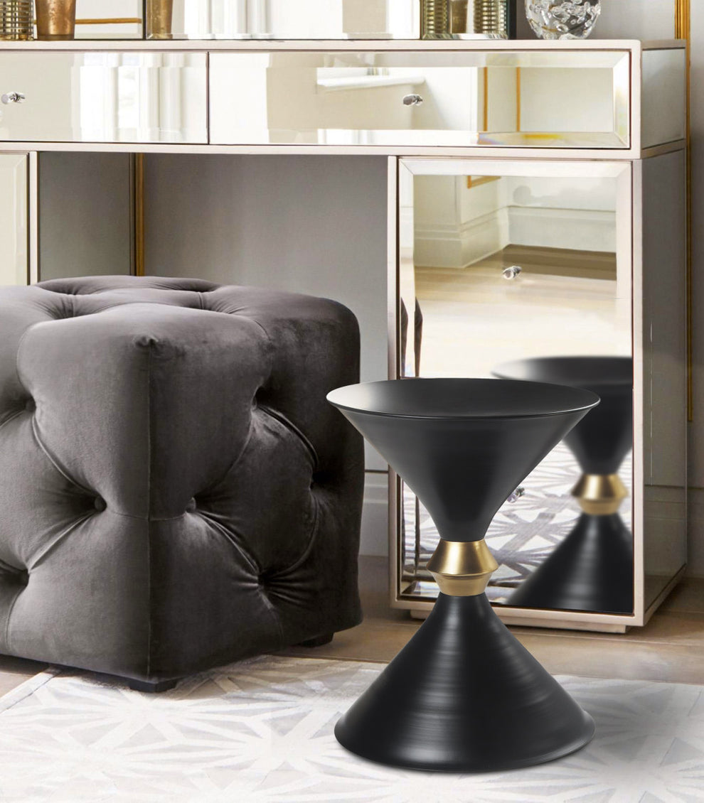 18" Black Iron Free Form End Table By Homeroots | End Tables | Modishstore - 9