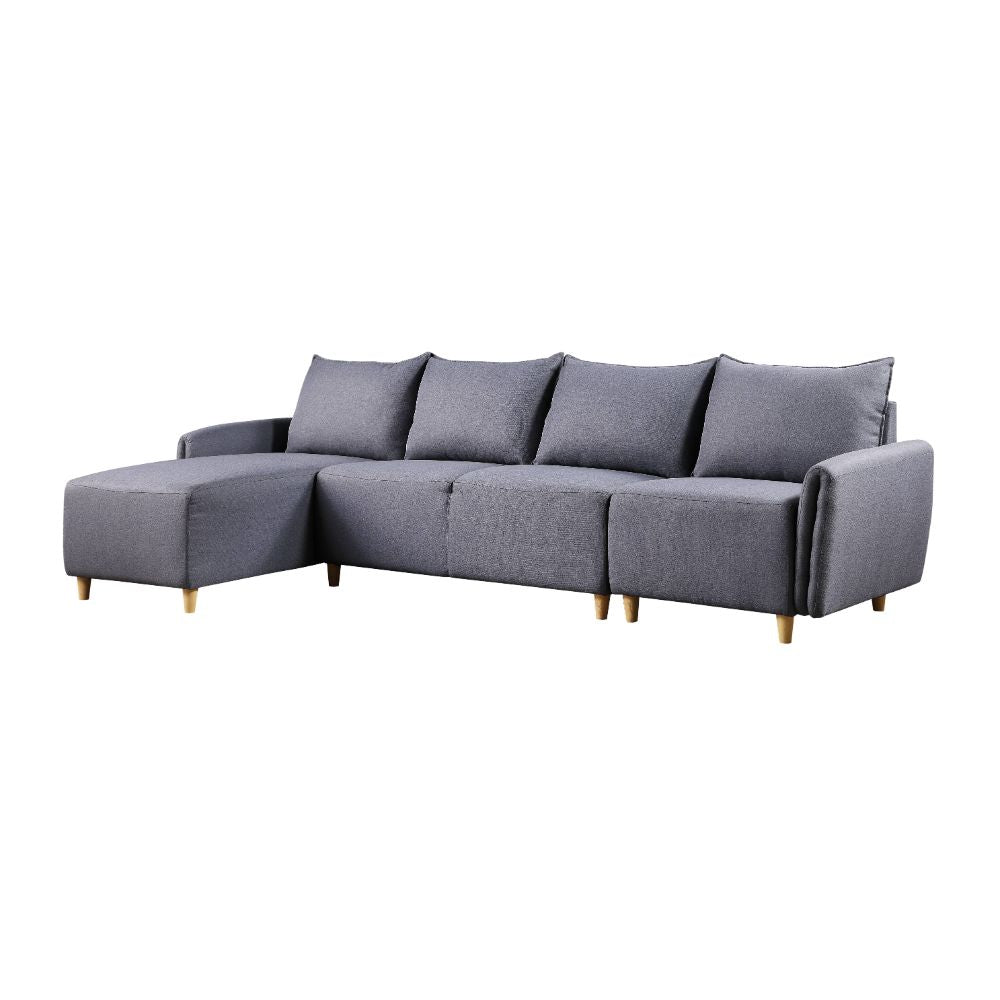Marcin Sectional Sofa By Acme Furniture | Sectional | Modishstore - 7