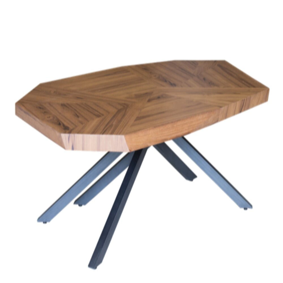 42" Brown And Dark Gray Free form Coffee Table By Homeroots | Coffee Tables | Modishstore - 2