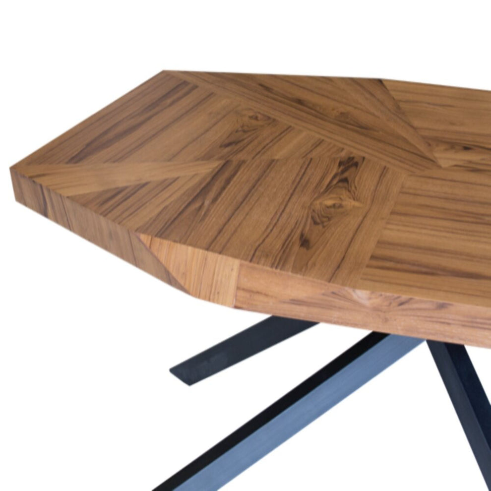 42" Brown And Dark Gray Free form Coffee Table By Homeroots | Coffee Tables | Modishstore - 4