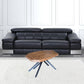 42" Brown And Dark Gray Free form Coffee Table By Homeroots